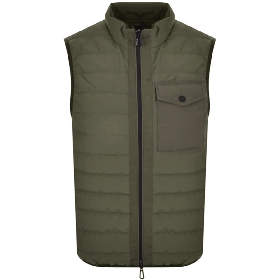 Alternative Image for ProductReplay Padded Gilet Khaki1