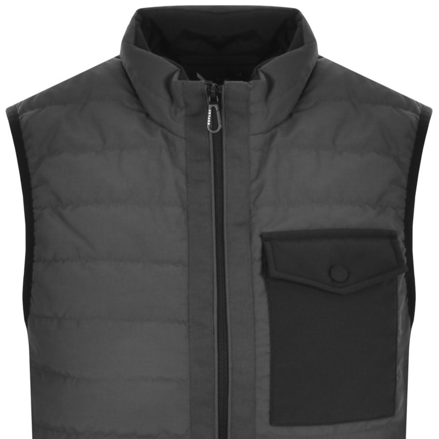 Alternative Image for ProductReplay Padded Gilet Grey2