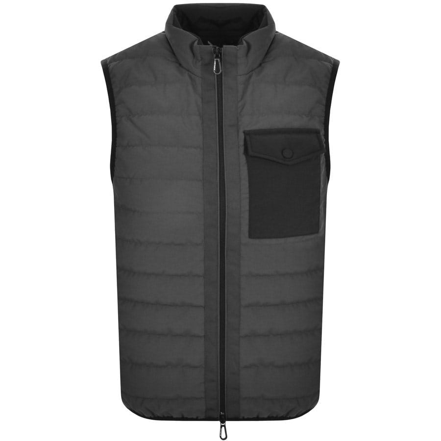 Alternative Image for ProductReplay Padded Gilet Grey1