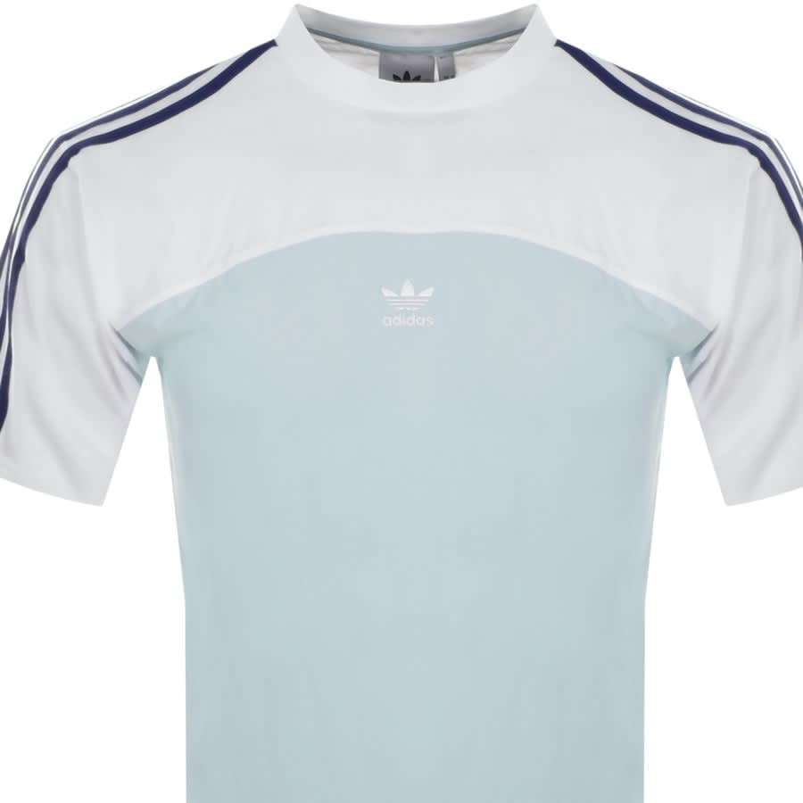 Alternative Image for Productadidas Originals 3 Stripe T Shirt White2