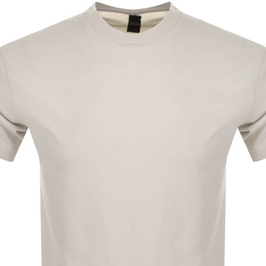 Alternative Image for ProductDeus Ex Machina Plain Military T Shirt White2