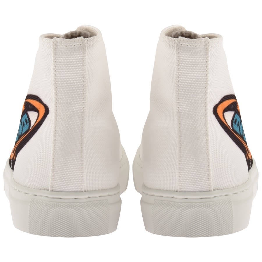 Alternative Image for ProductVivienne Westwood High Top Trainers White2