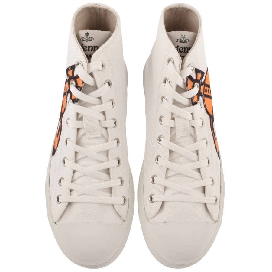 Alternative Image for ProductVivienne Westwood High Top Trainers White3