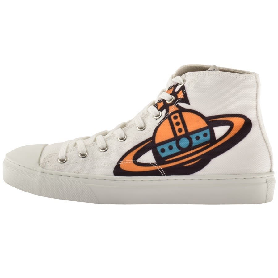 Alternative Image for ProductVivienne Westwood High Top Trainers White1