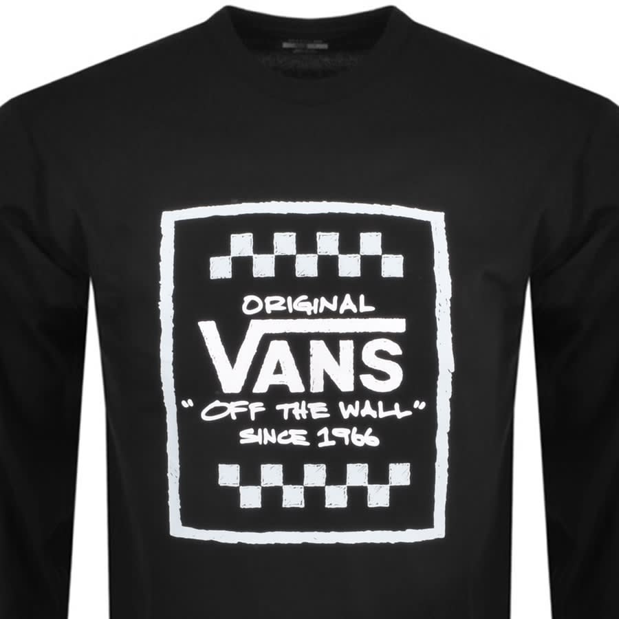 Alternative Image for ProductVans Classic Long Sleeve T Shirt Black2