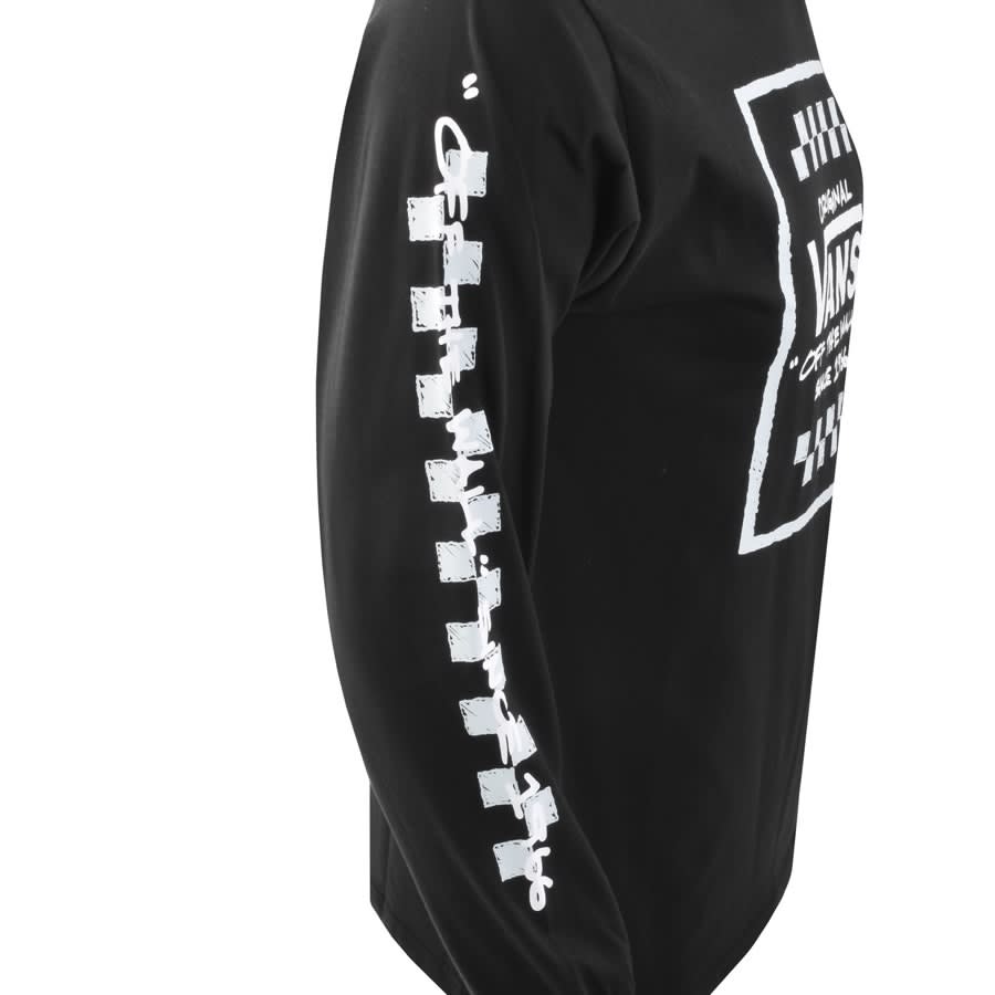 Alternative Image for ProductVans Classic Long Sleeve T Shirt Black3