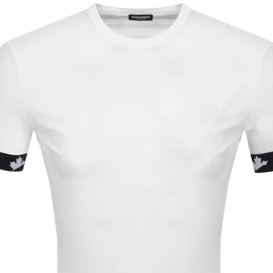 Alternative Image for ProductDSQUARED2 Logo Short Sleeved T Shirt White2