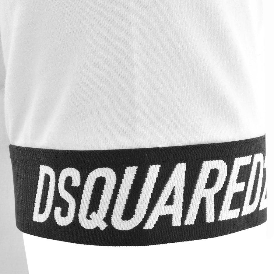 Alternative Image for ProductDSQUARED2 Logo Short Sleeved T Shirt White3