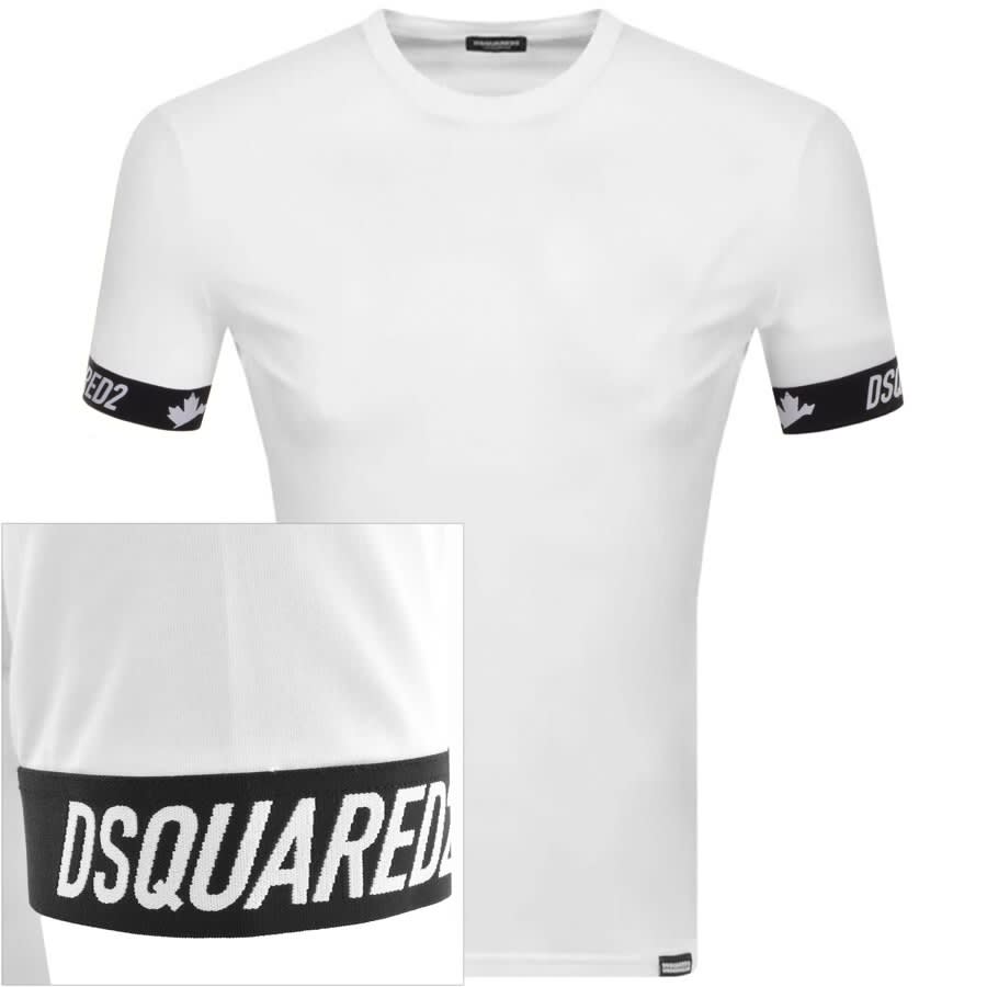 Alternative Image for ProductDSQUARED2 Logo Short Sleeved T Shirt White1