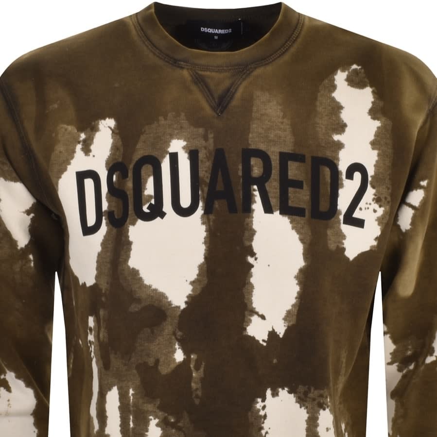 Alternative Image for ProductDSQUARED2 Crew Neck Logo Sweatshirt Brown2