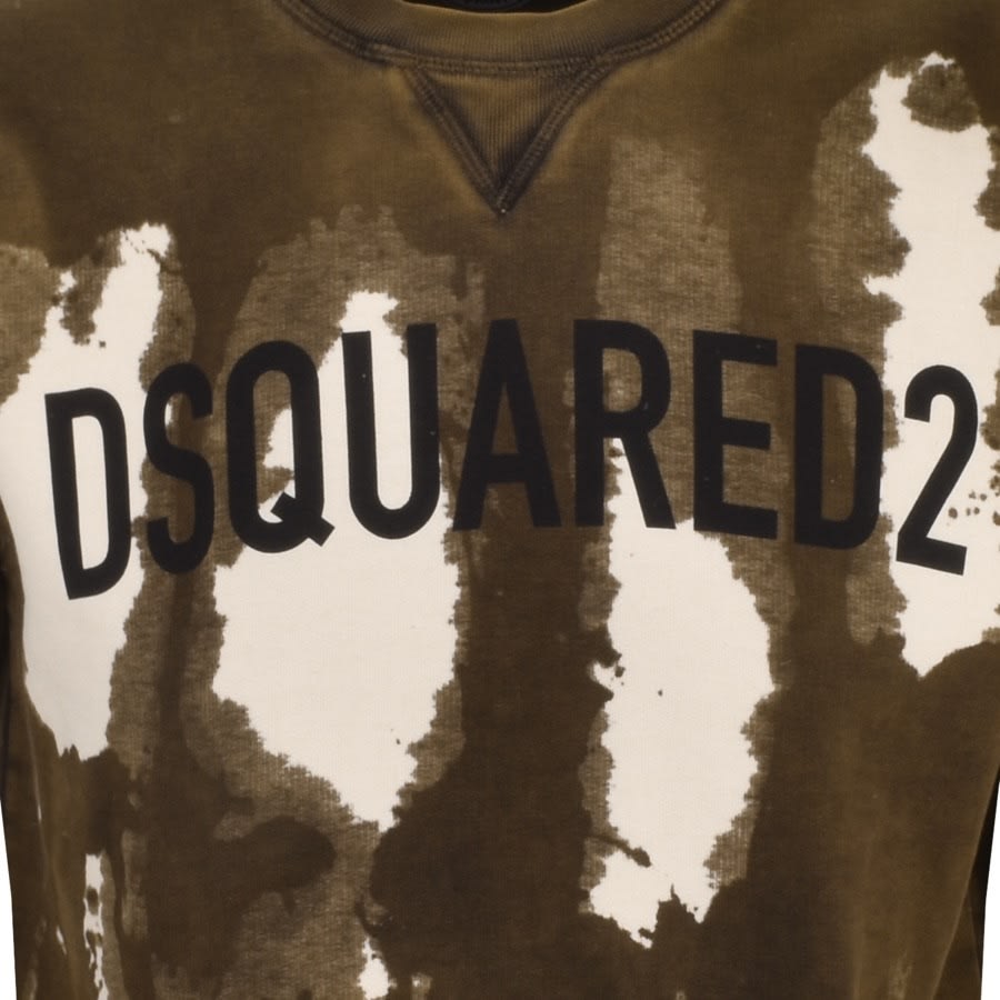 Alternative Image for ProductDSQUARED2 Crew Neck Logo Sweatshirt Brown3