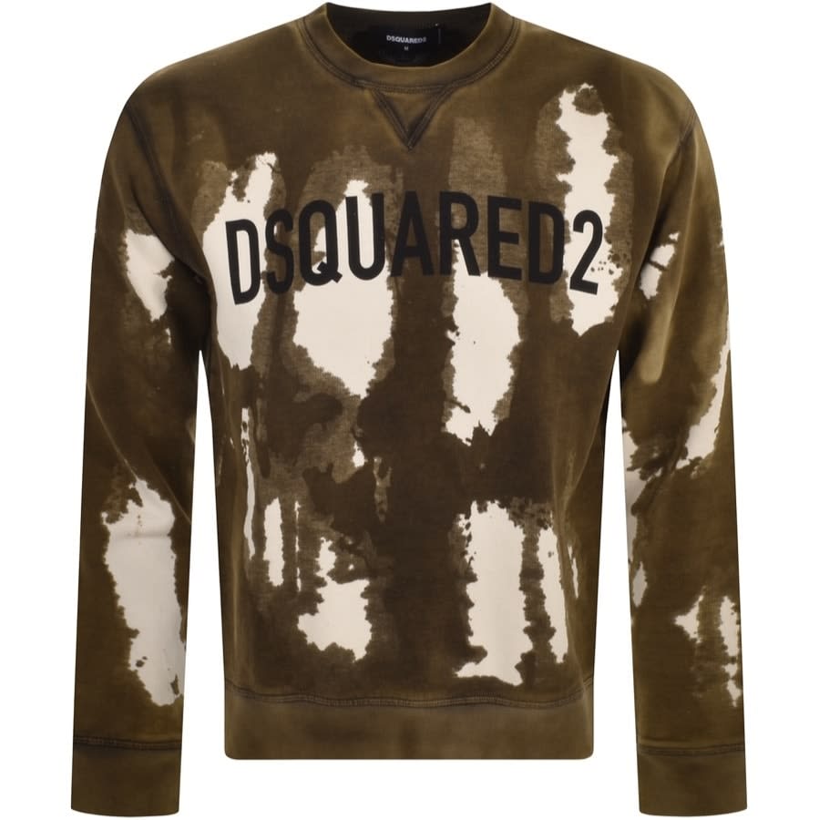 Alternative Image for ProductDSQUARED2 Crew Neck Logo Sweatshirt Brown1