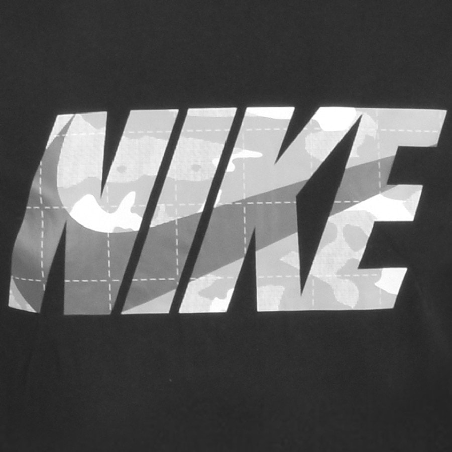 Alternative Image for ProductNike Crew Neck Camo Logo T Shirt Black3