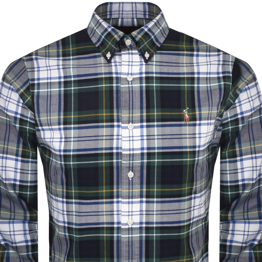 Alternative Image for ProductRalph Lauren Long Sleeved Custom Fit Shirt Green2