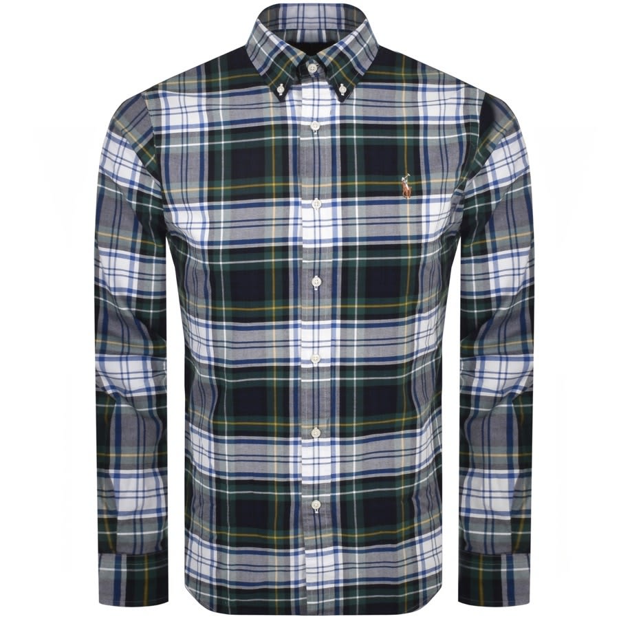 Alternative Image for ProductRalph Lauren Long Sleeved Custom Fit Shirt Green1