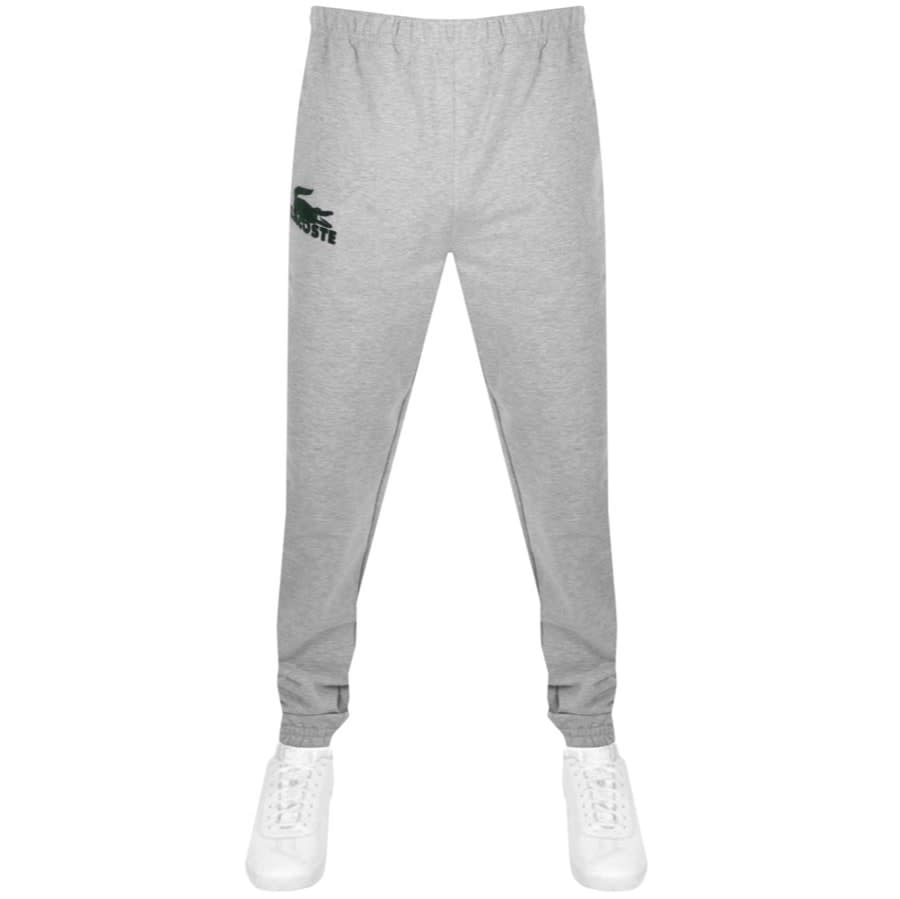 Lacoste Logo Jogging Bottoms Grey 