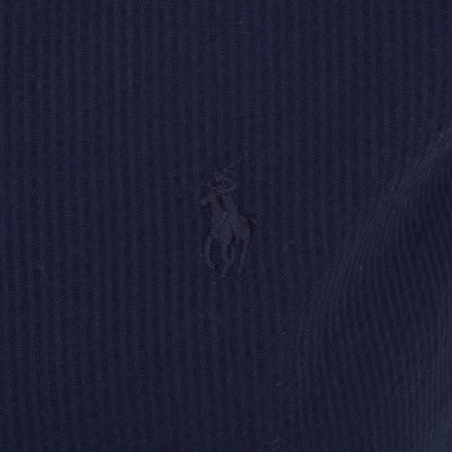 Alternative Image for ProductRalph Lauren Seersucker Short Sleeve Shirt Navy3