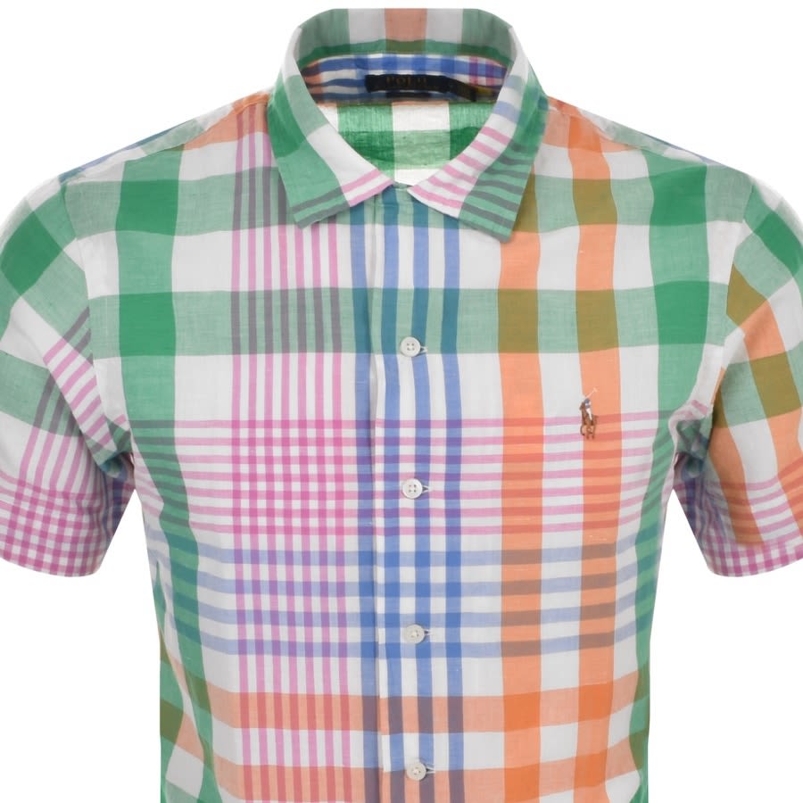 Alternative Image for ProductRalph Lauren Linen Short Sleeve Shirt White2