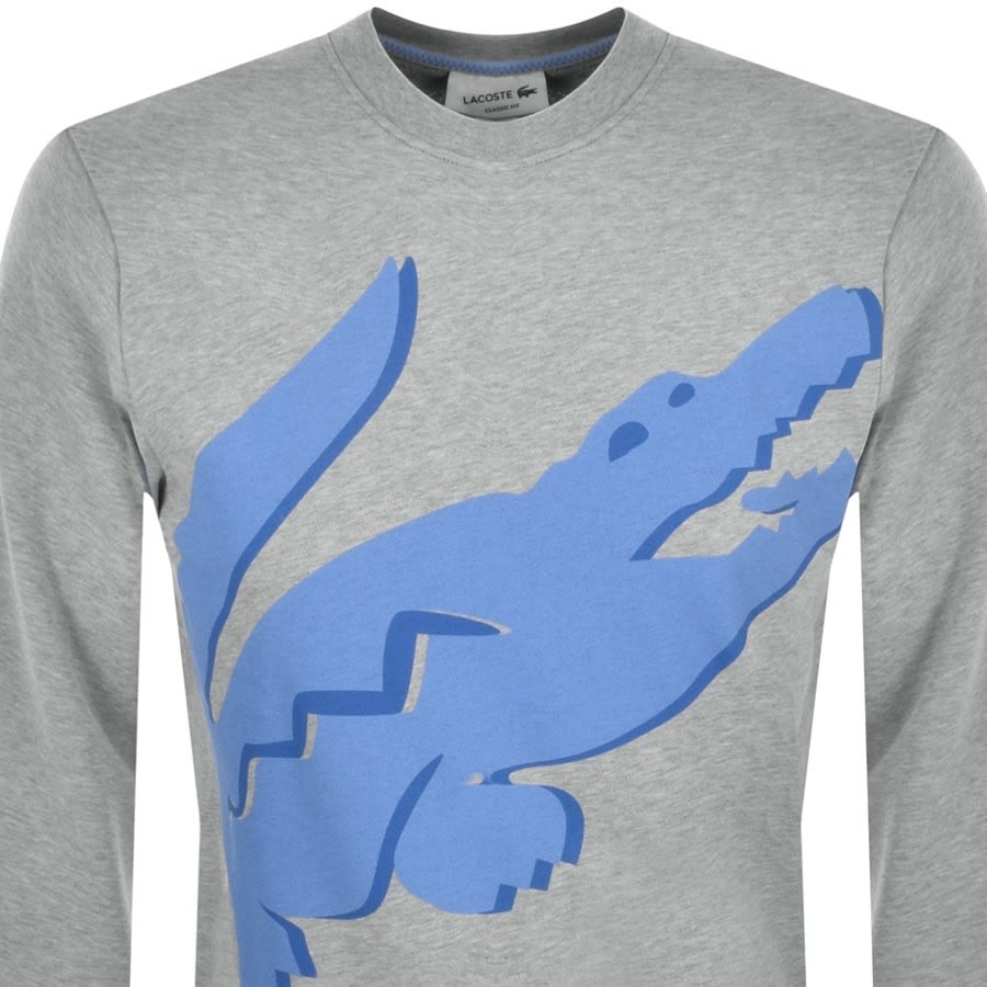 Alternative Image for ProductLacoste Crew Neck Sweatshirt Grey2