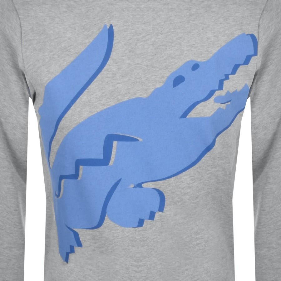 Alternative Image for ProductLacoste Crew Neck Sweatshirt Grey3