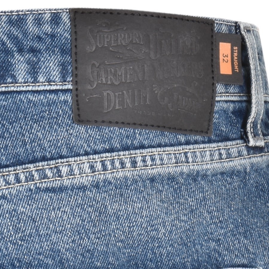 Alternative Image for ProductSuperdry Denim Light Wash Shorts Blue3