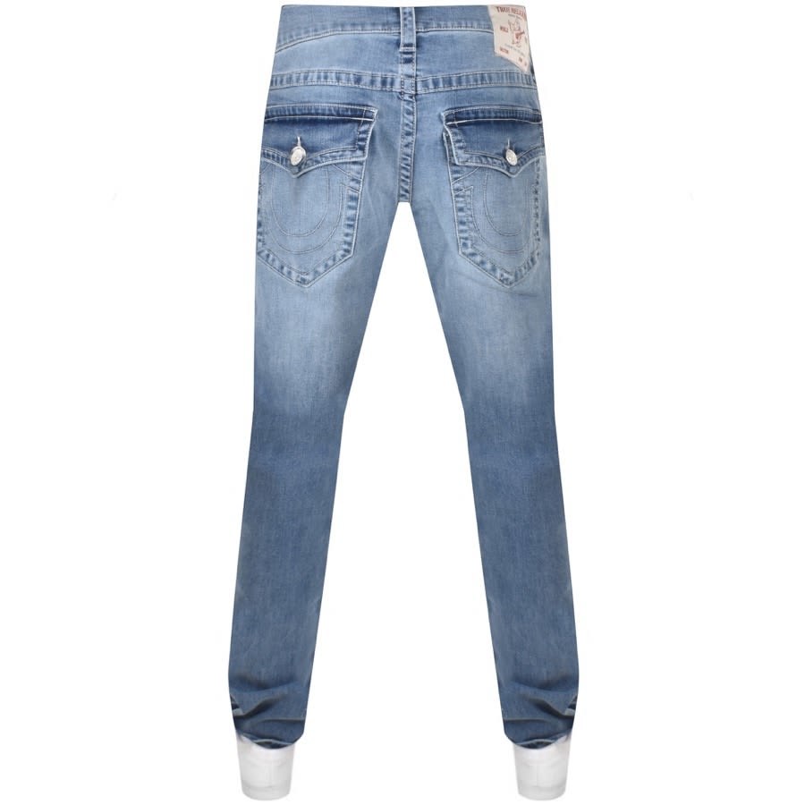 Alternative Image for ProductTrue Religion Ricky Flap Light Wash Jeans Blue2