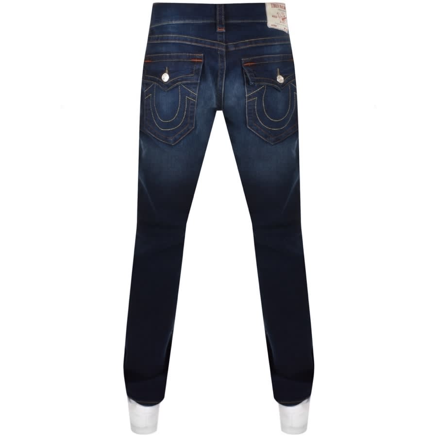 Alternative Image for ProductTrue Religion Ricky Flap Dark Wash Jeans Navy2