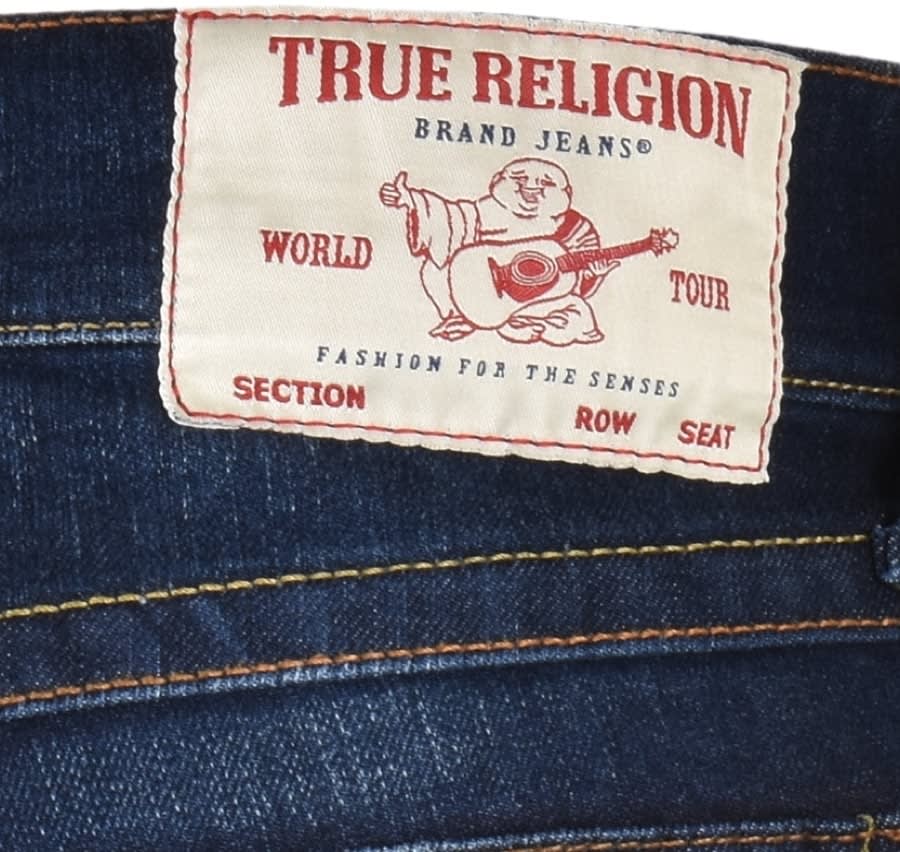 Alternative Image for ProductTrue Religion Ricky Flap Dark Wash Jeans Navy3