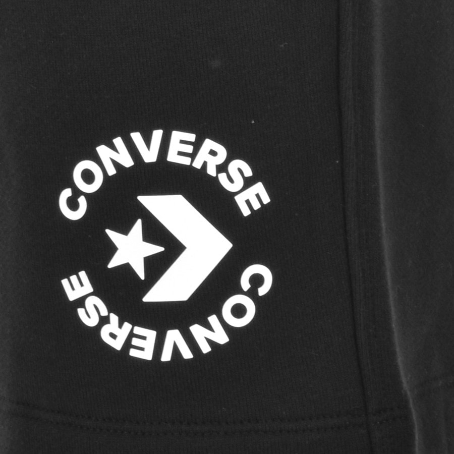 Alternative Image for ProductConverse Star All Star Logo Jersey Shorts Black3
