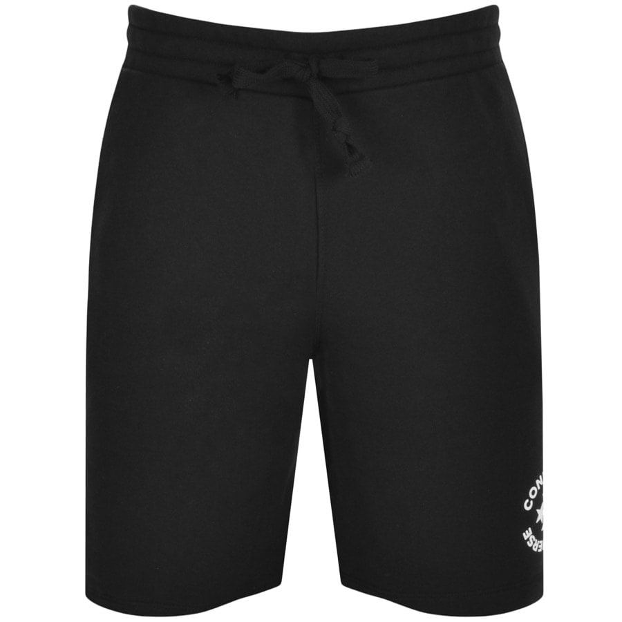 Alternative Image for ProductConverse Star All Star Logo Jersey Shorts Black1
