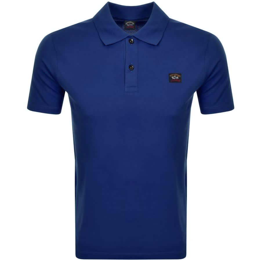 Alternative Image for ProductPaul And Shark Short Sleeved Polo T Shirt Blue1