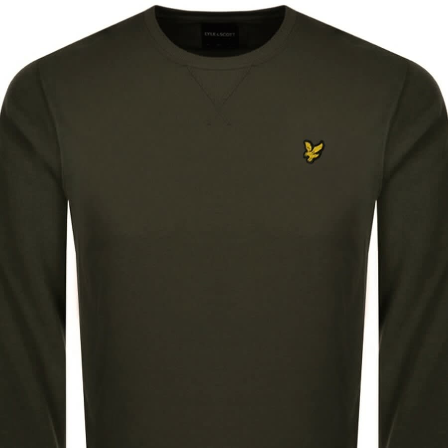 Alternative Image for ProductLyle And Scott Crew Neck Sweatshirt Green2