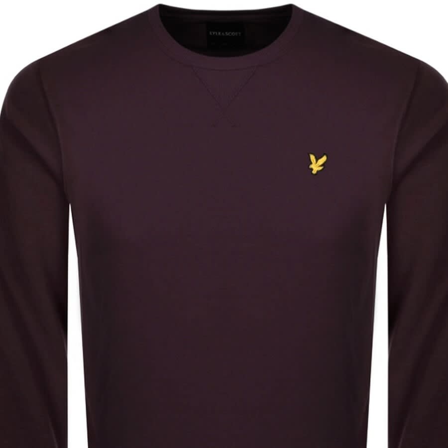 Alternative Image for ProductLyle And Scott Crew Neck Sweatshirt Burgundy2