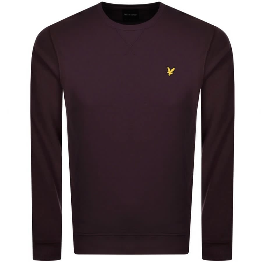 Alternative Image for ProductLyle And Scott Crew Neck Sweatshirt Burgundy1