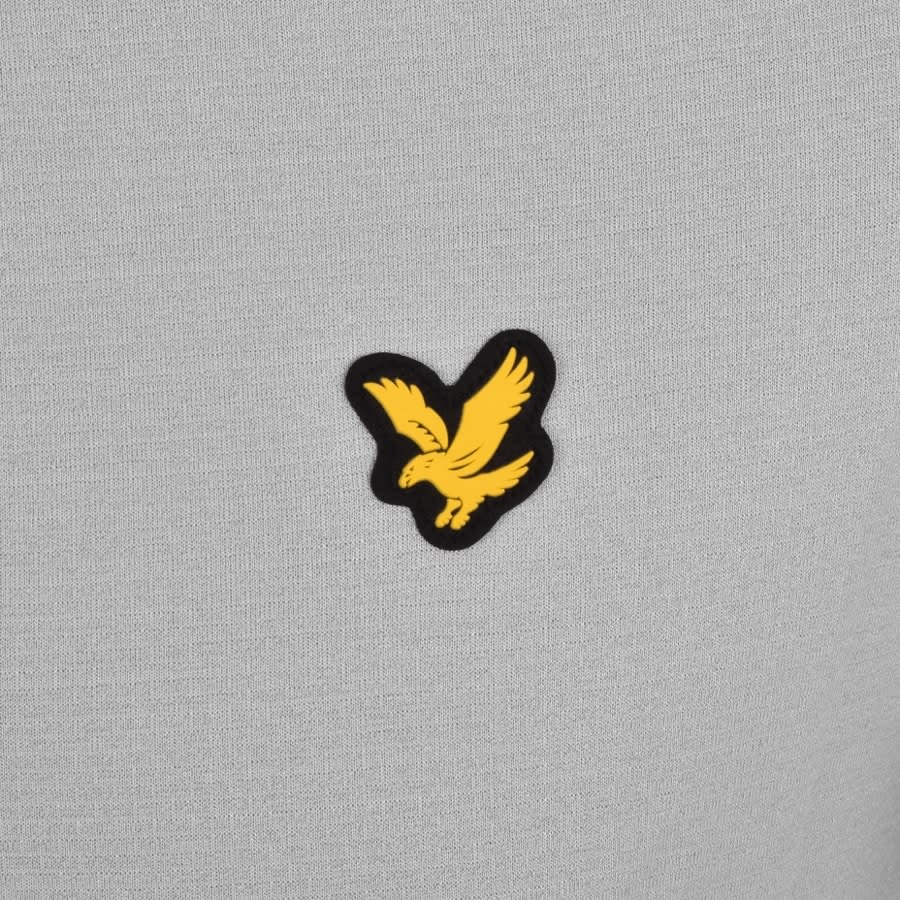 Alternative Image for ProductLyle And Scott Half Zip Long Sleeve T Shirt Grey3