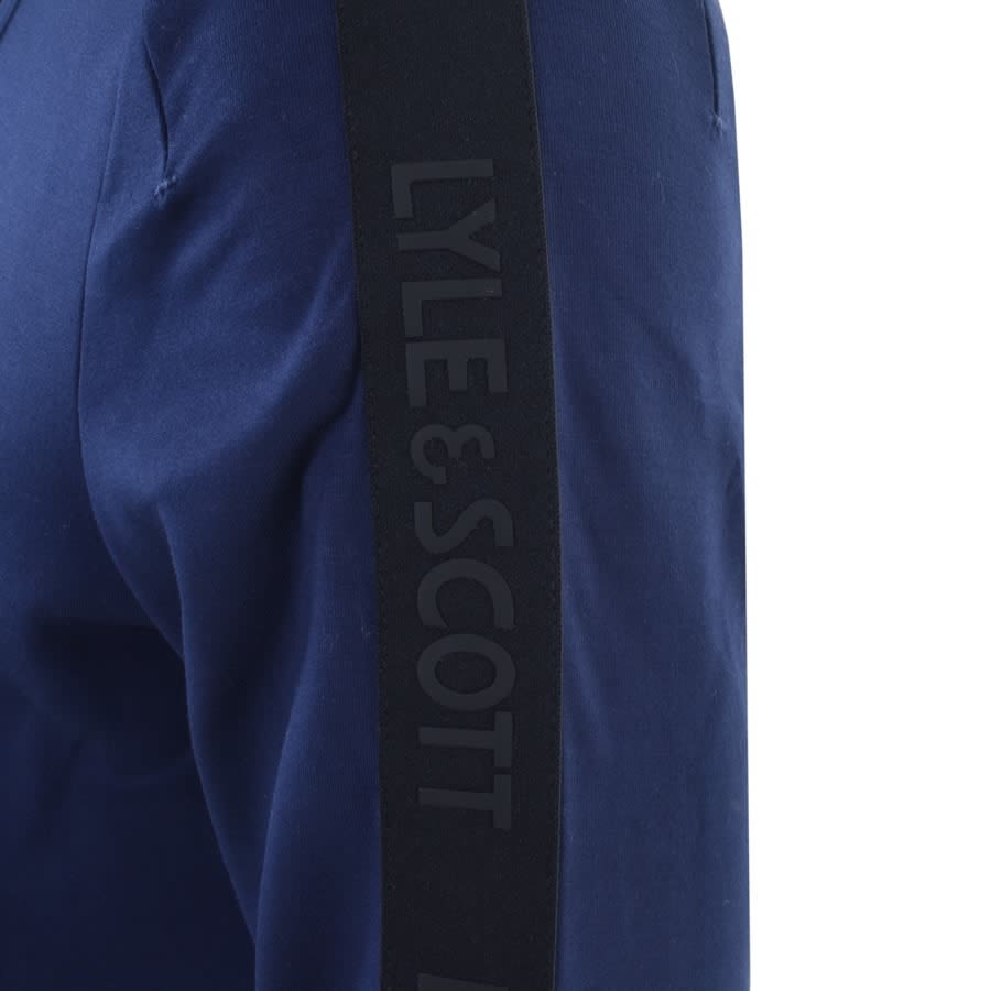 Alternative Image for ProductLyle And Scott Half Zip Hoodie Navy3