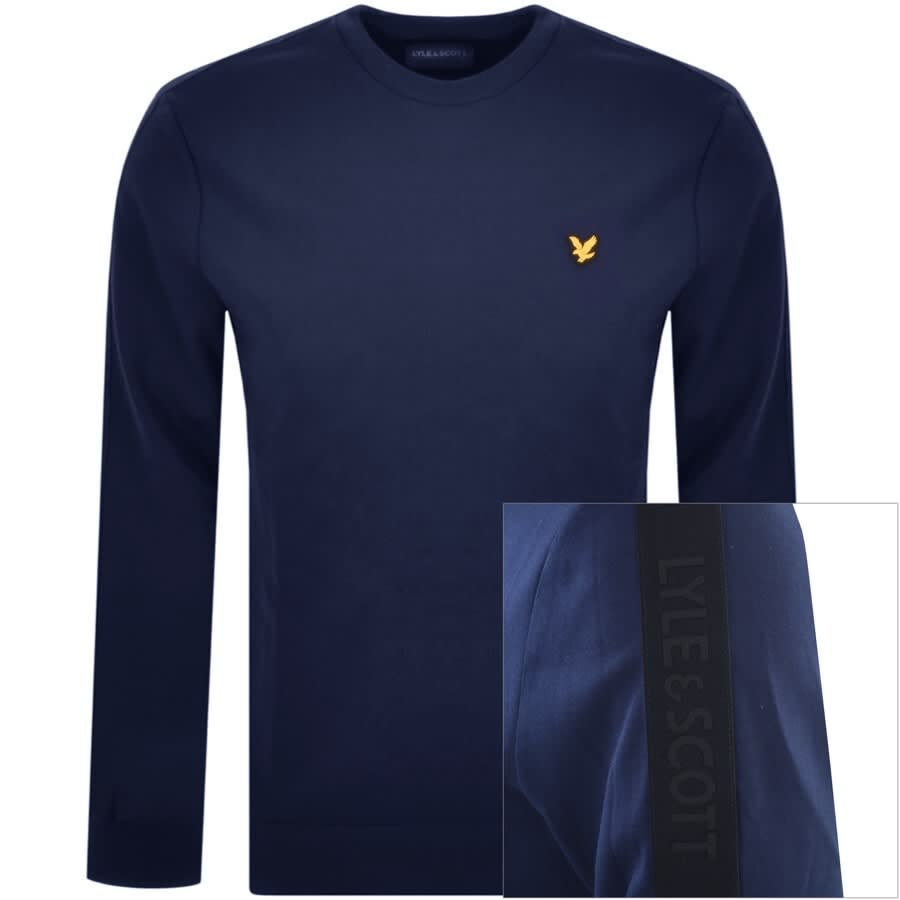 Alternative Image for ProductLyle And Scott Crew Neck Sweatshirt Navy1