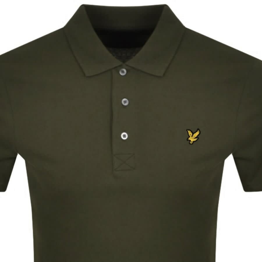 Alternative Image for ProductLyle And Scott Short Sleeved Polo T Shirt Green2