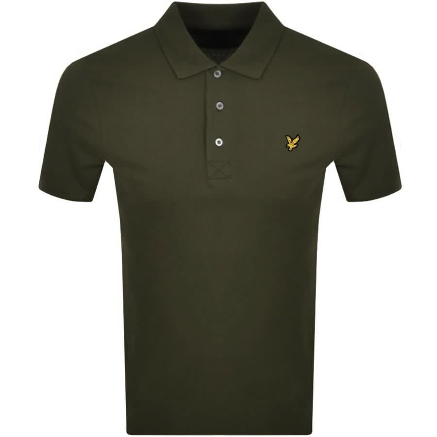 Alternative Image for ProductLyle And Scott Short Sleeved Polo T Shirt Green1
