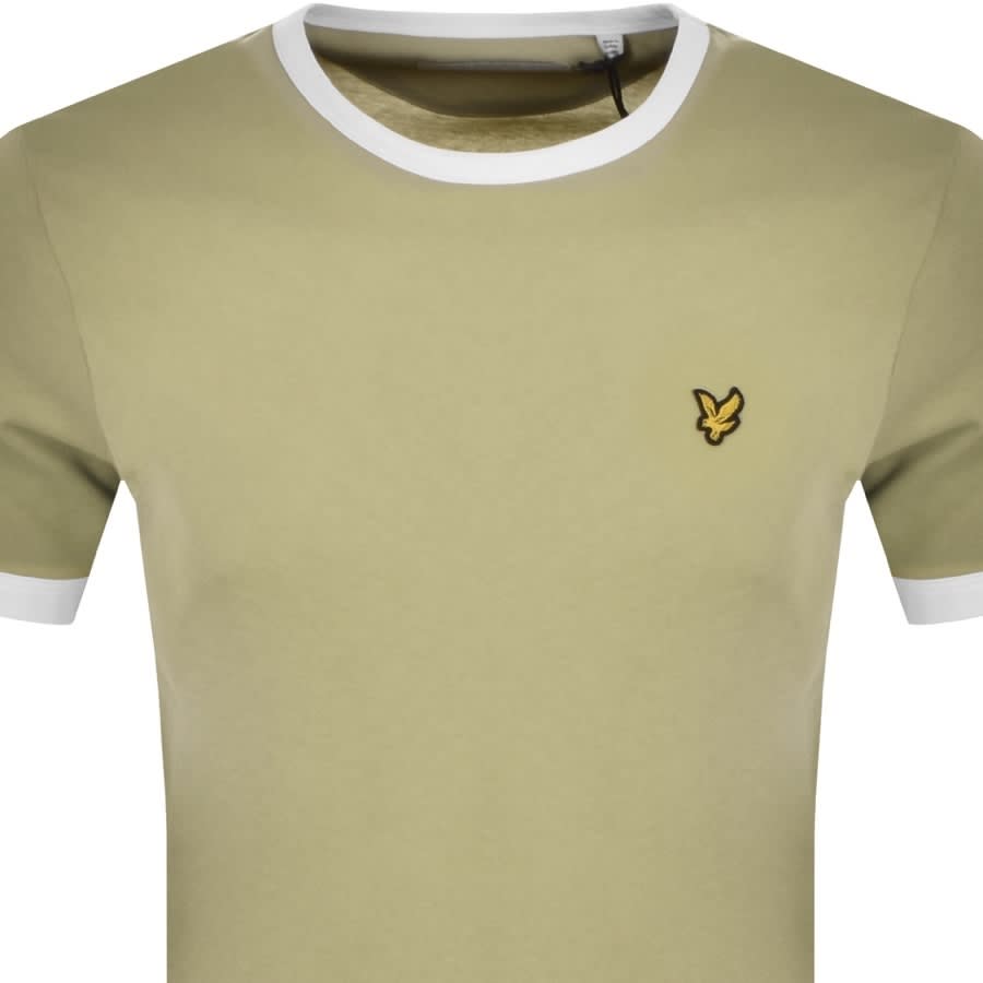 Alternative Image for ProductLyle And Scott Ringer T Shirt Green2
