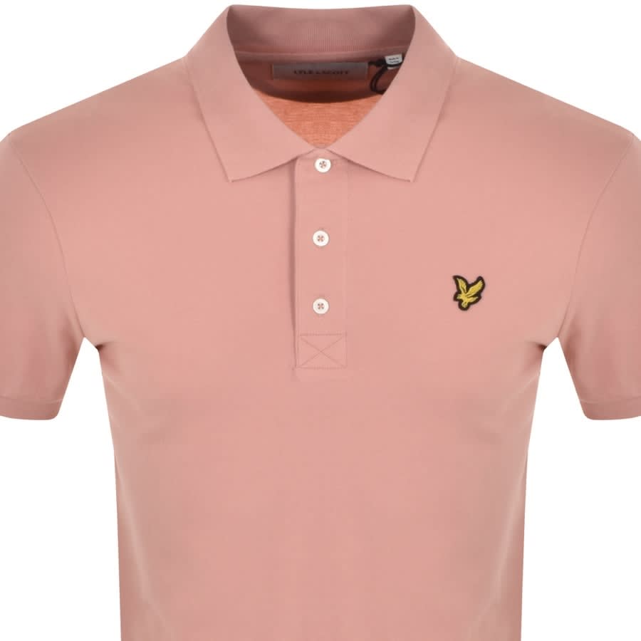Alternative Image for ProductLyle And Scott Short Sleeved Polo T Shirt Pink2