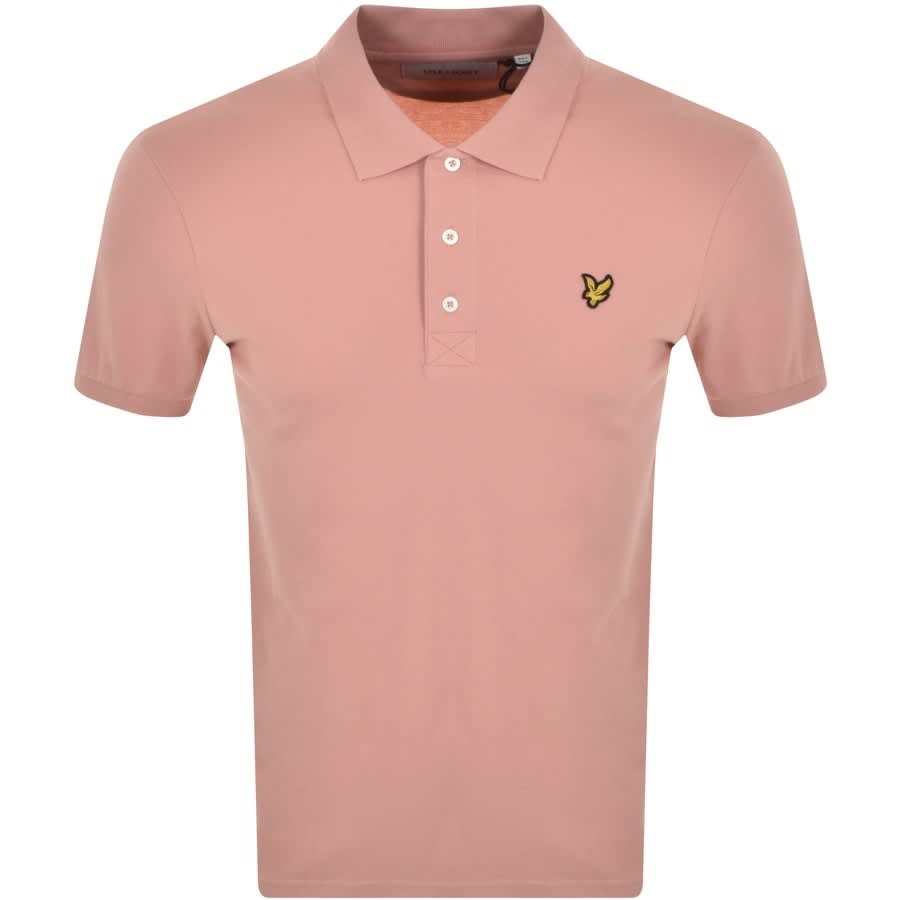 Alternative Image for ProductLyle And Scott Short Sleeved Polo T Shirt Pink1