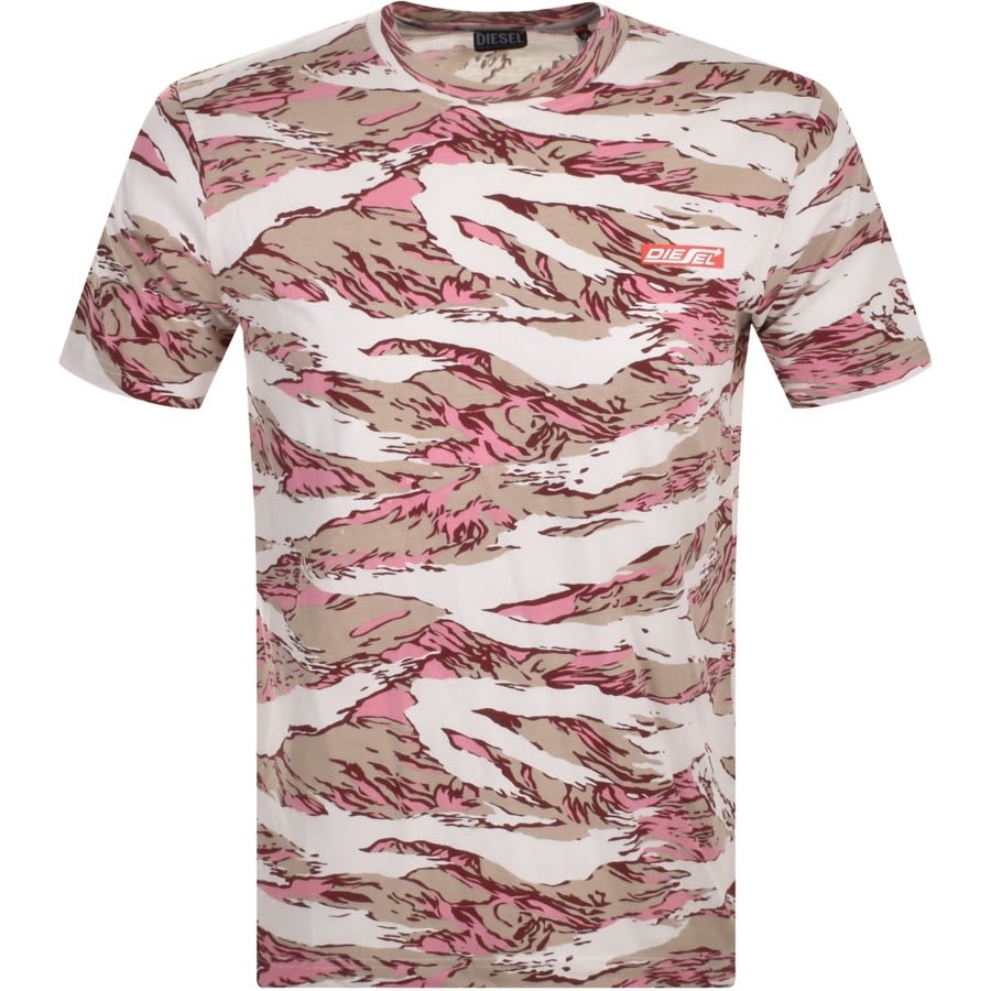 Alternative Image for ProductDiesel T Just Logo T Shirt Pink1
