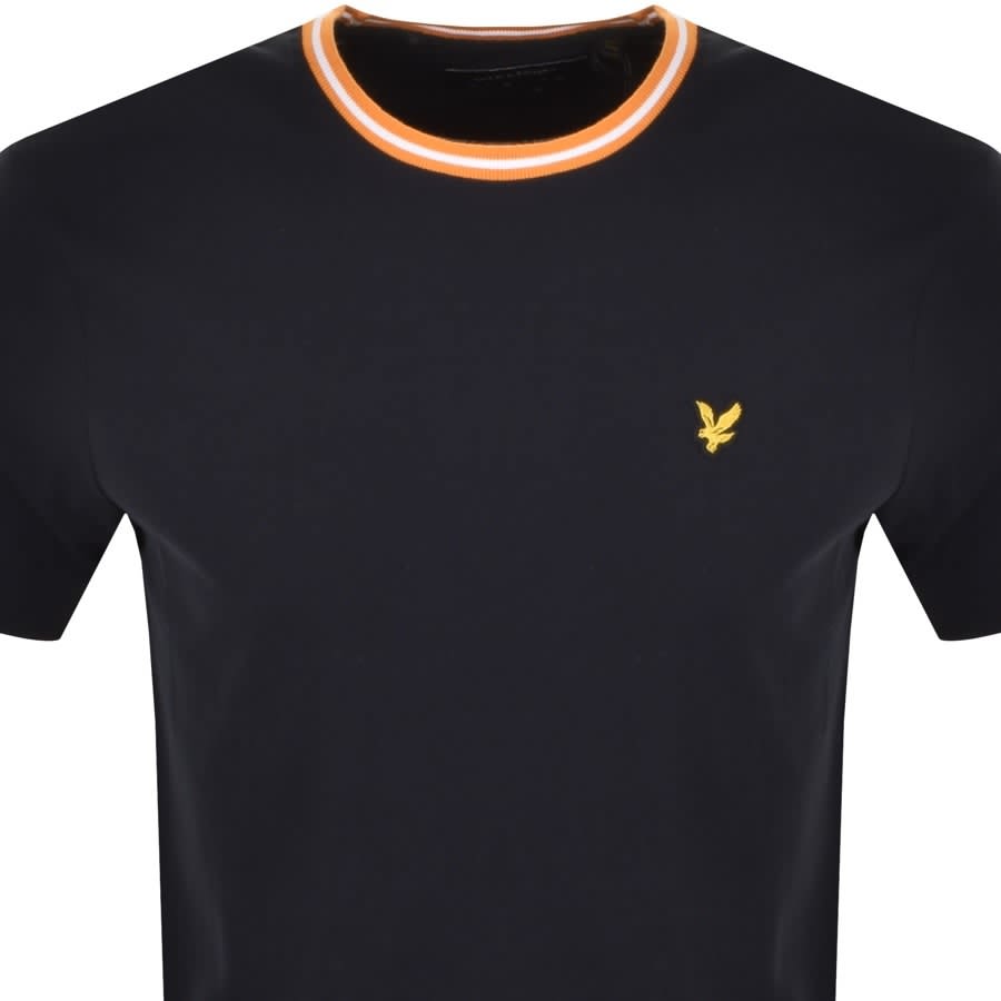 Alternative Image for ProductLyle And Scott Tipped T Shirt Navy2