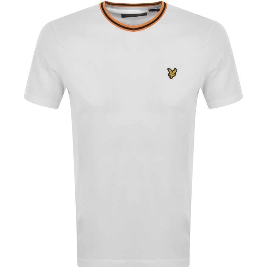 Alternative Image for ProductLyle And Scott Tipped T Shirt White1