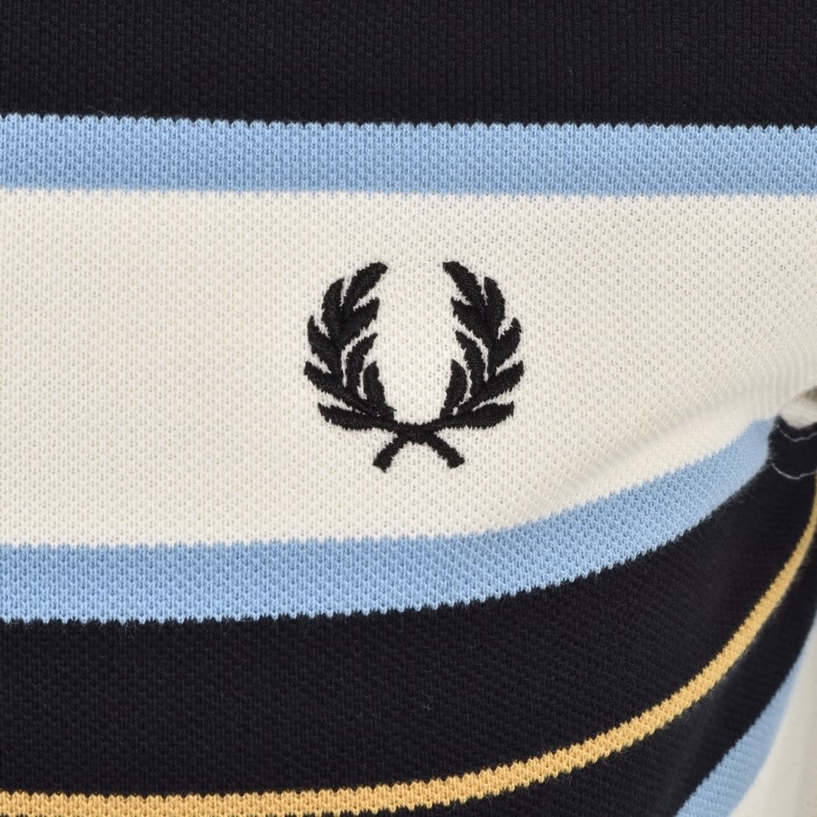 Alternative Image for ProductFred Perry Bomber Collar Polo T Shirt Beige3