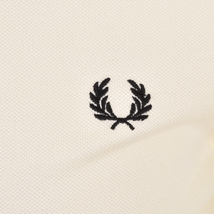 Alternative Image for ProductFred Perry Medal Stripe Polo T Shirt Cream3