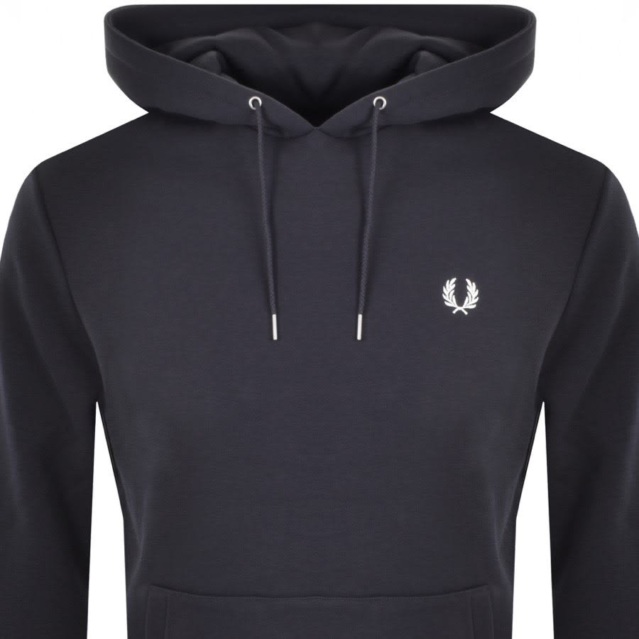 Alternative Image for ProductFred Perry Tipped Logo Hoodie Navy2