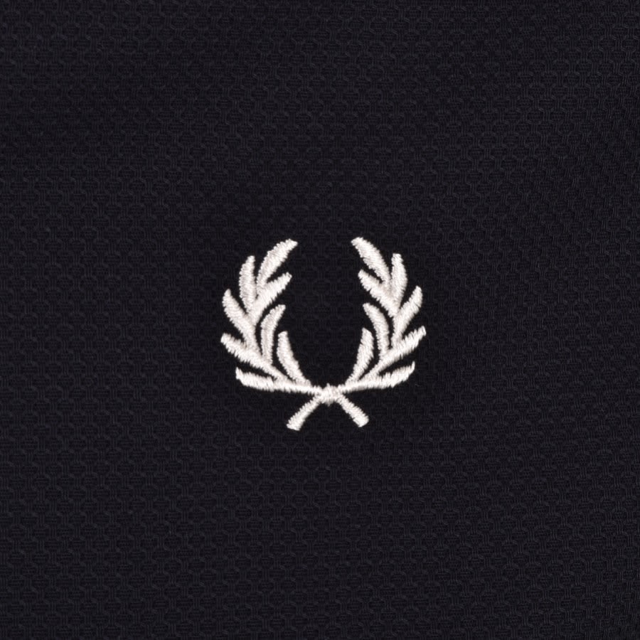 Alternative Image for ProductFred Perry Pique Texture Shirt Navy3