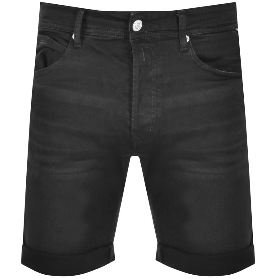 Replay RBJ 901 Black Wash Shorts Black 